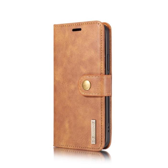 DG.MING - DG.MING Detachable Äkta Läder Plånboksfodral iPhone 11 - Brun