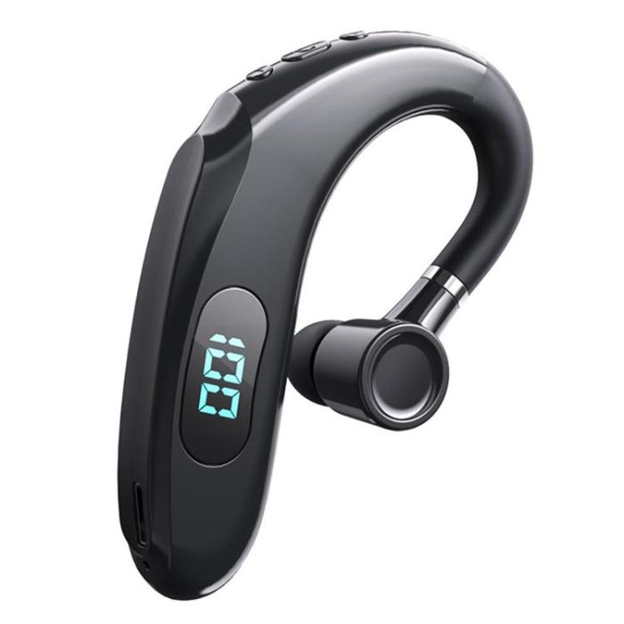OEM - Single In-Ear Hörlur Bluetooth med Digital LED-Display Earhook Q20