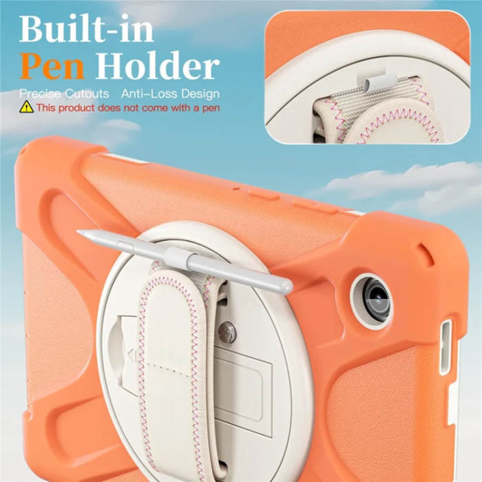 A-One Brand - Galaxy Tab A11 Mobilskal Kickstand Silikon Axelrem