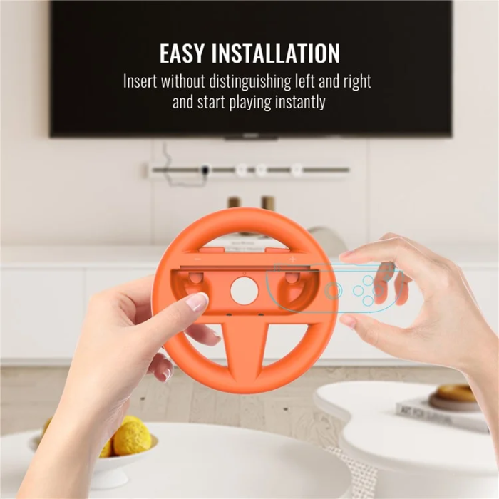 JYS - JYS 2st Nintendo Switch 2 Joy-Con Rattkontroller - Orange/Blå