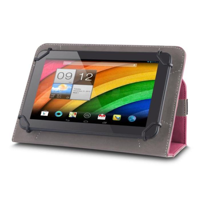 A-One Brand - Universell Tabletfodral 7-8'' Fantasia (L21.5 x W15 cm) - Amarant