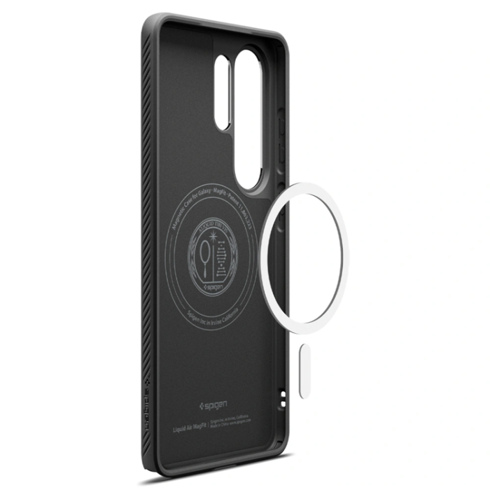 Spigen - Spigen Mobilskal För Galaxy S26 Ultra Magsafe Liquid Air - Matte Svart