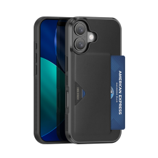 Dux Ducis - DUX DUCIS iPhone 17 Mobilskal Korthållare Pocard - Svart