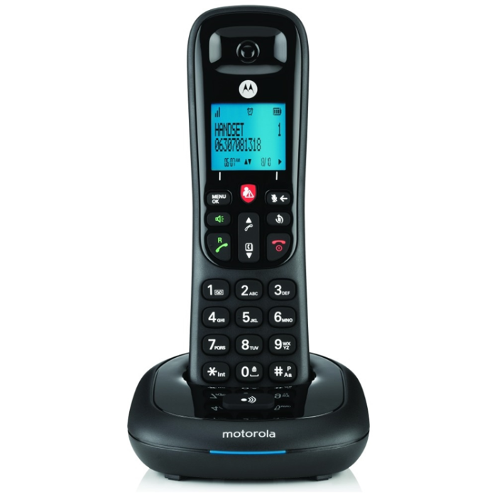 Motorola - Motorola Trådlös Fast Hemtelefon CD4001 - Svart