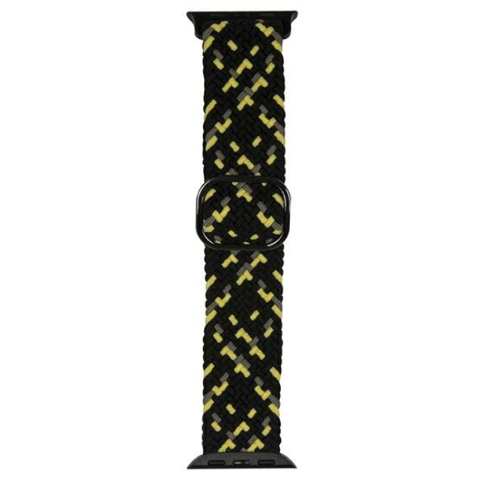 Beline - Beline Apple Watch (38/40/41mm) Armband Textile - Svart/Lime