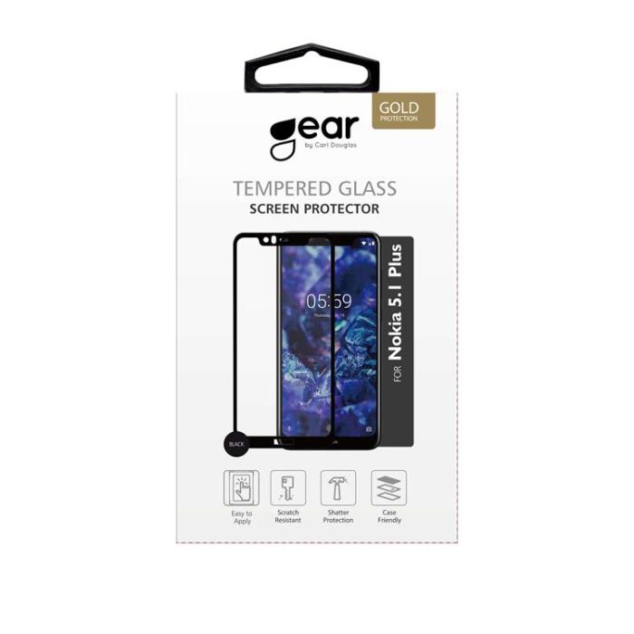 UTGATT1 - Gear Nokia 5.1 Plus Härdat Glas 2.5D