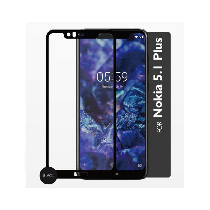 UTGATT1 - Gear Nokia 5.1 Plus Härdat Glas 2.5D