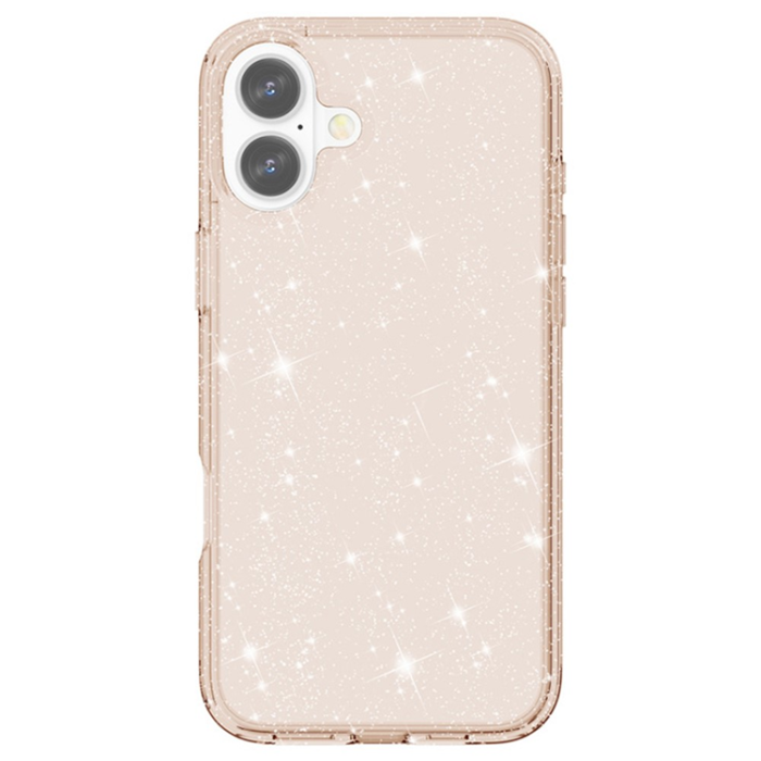 AMORUS - AMORUS iPhone 17 Mobilskal Shockproof - Glitter Guld