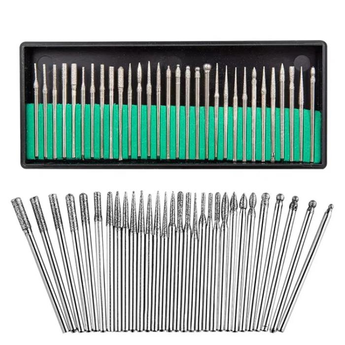 OEM - [30-Pack] Nail Art-borr med 2.35 mm Skaftsliphuvudverktyg