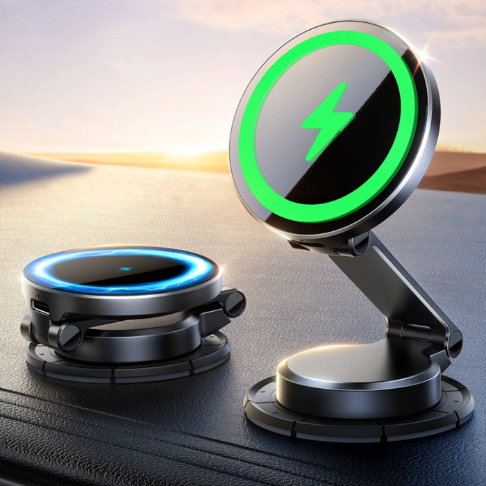 Joyroom - Joyroom Magnetisk Bilhållare 15W Induktiv Laddare För Cockpit