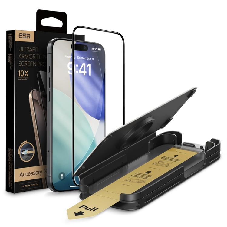 ESR iPhone 17 Pro Max Härdat Glas Skärmskydd - Clear | 5468 | AlltMobil