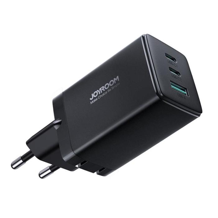 Joyroom - Joyroom Väggladdare GaN 65W USB/2x USB-C - Svart