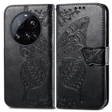 A-One Brand - Xiaomi 15 Ultra Plånboksfodral Butterfly Pattern - Svart