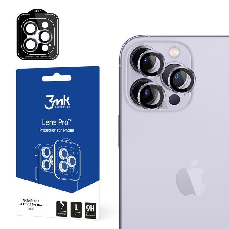 3MK Apple iPhone 14 Pro Max Kameralinskydd - Violet