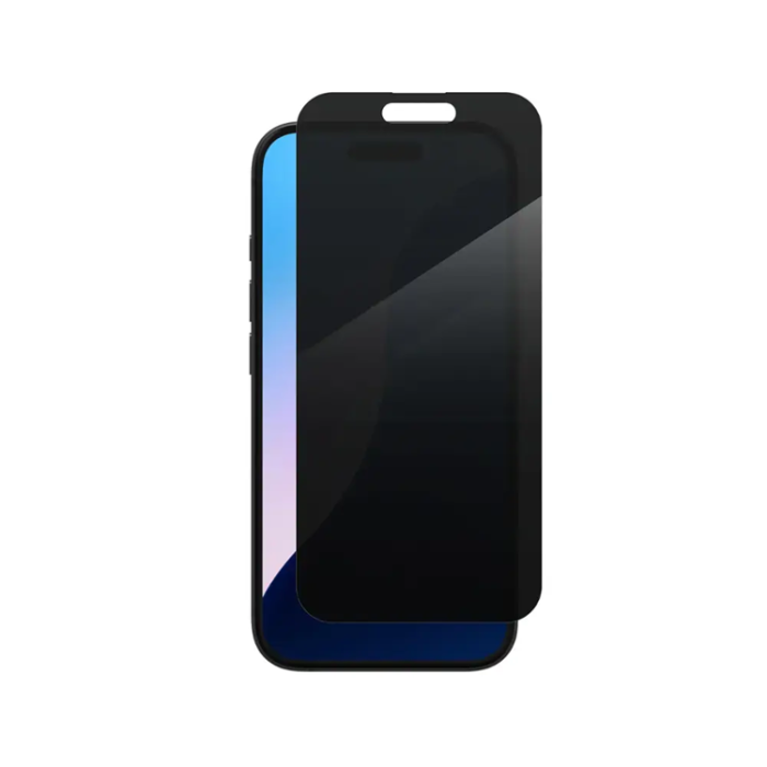 Zagg - Zagg iPhone 15/16 Härdat Glas Skärmskydd Privacy Invisible Shield