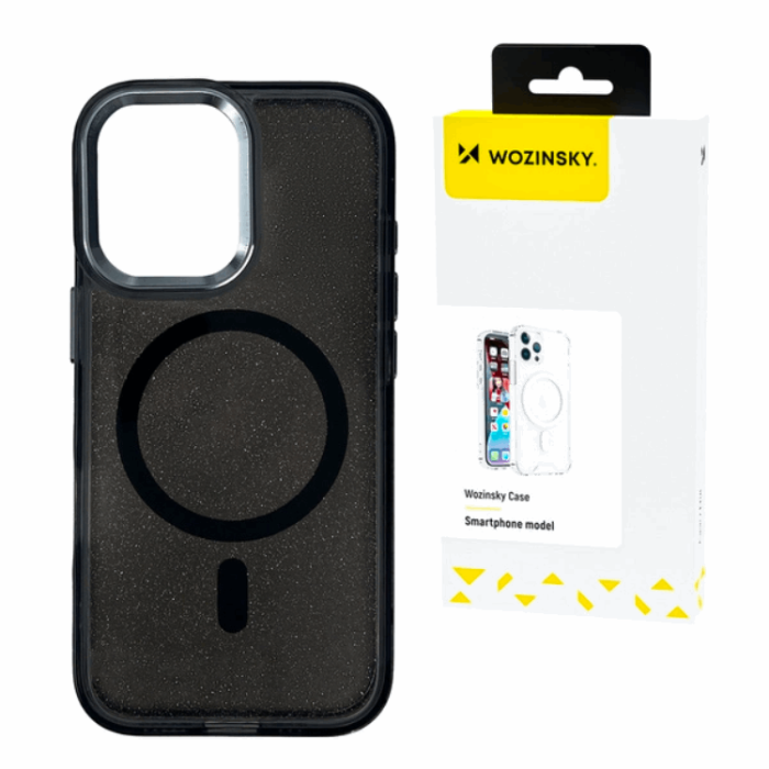 Wozinsky - Wozinsky Galaxy S25 Ultra Mobilskal Magsafe Glitter - Svart