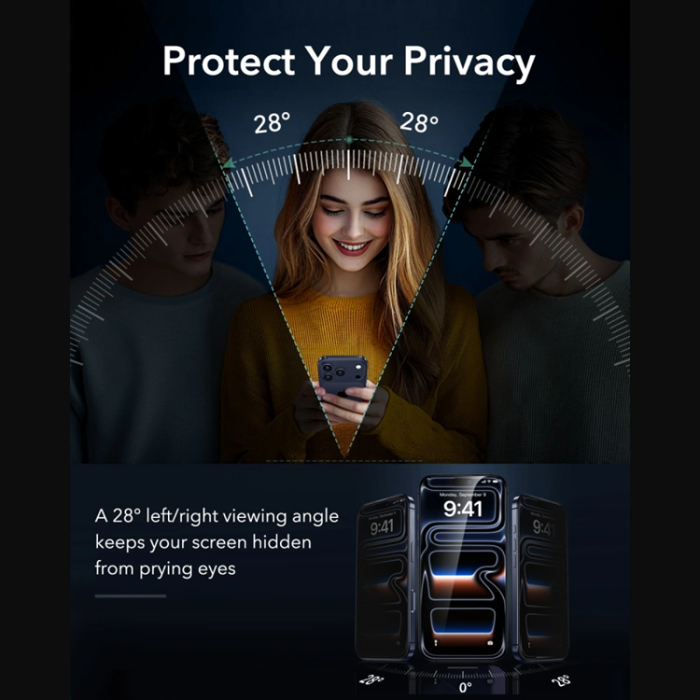 ESR - [2-Pack] ESR Härdat Glas Skärmskydd för iPhone 18 Pro Armorite Ultrafit