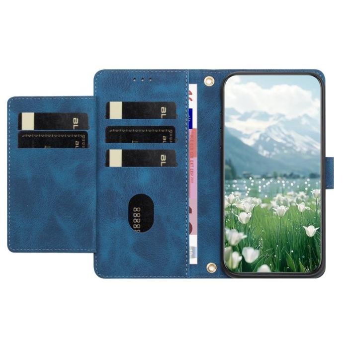 OEM - Tulip Samsung Galaxy A57 Fodral KonstLäder - Blå