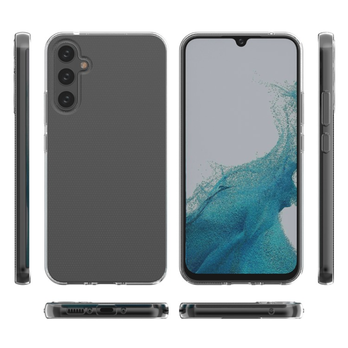 A-One Brand - Galaxy A34 5G Mobilskal Soft Slim ShockProof - Clear