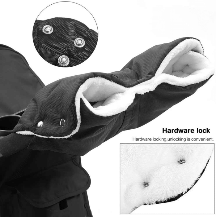 OEM - Handvärmare för barnvagn - Svart
