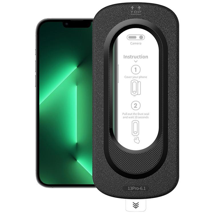Härdat glas Skärmskydd För Apple iPhone 13 Pro med Installationsverktyg | 5468 | AlltMobil
