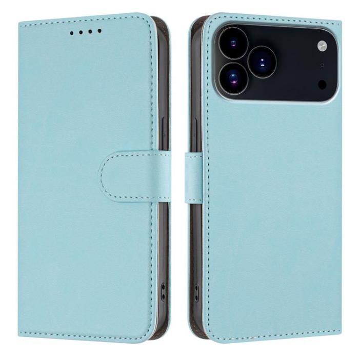 A-One Brand - iPhone 17 Pro Plånboksfodral Solid Color - Babyblå