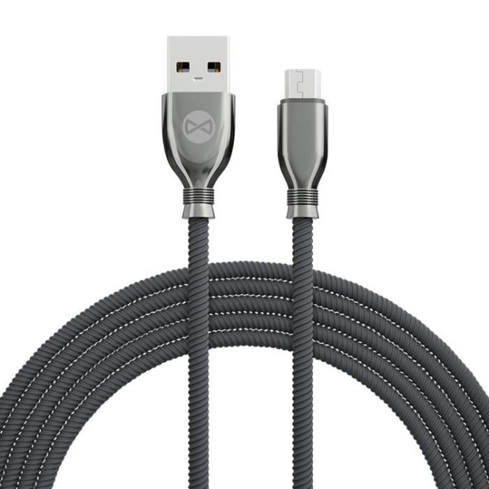 Forever - Forever Tornado Kabel USB till Micro-USB 1m 3A - Svart