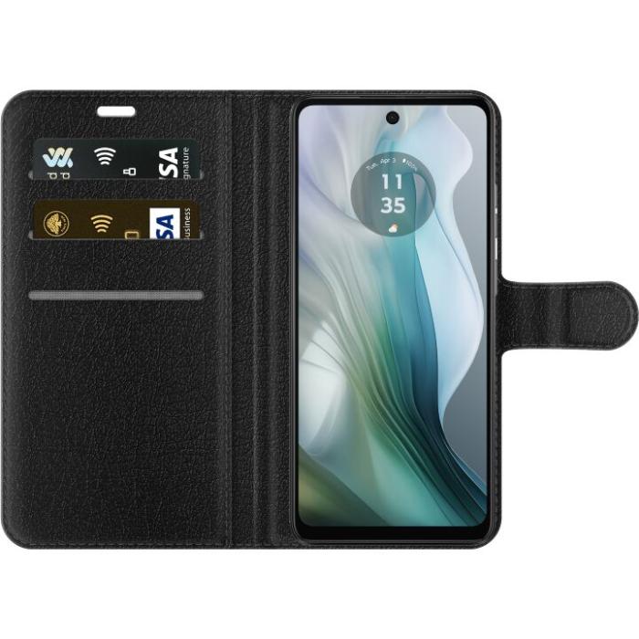 iSecrets - Plånboksfodral till Motorola Moto G34 med Fancy