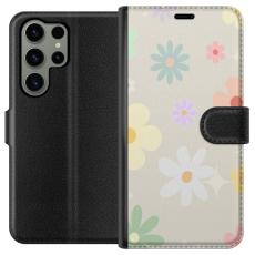 iSecrets - Pl&aring;nboksfodral till Samsung Galaxy S23 Ultra med fejdande blommor