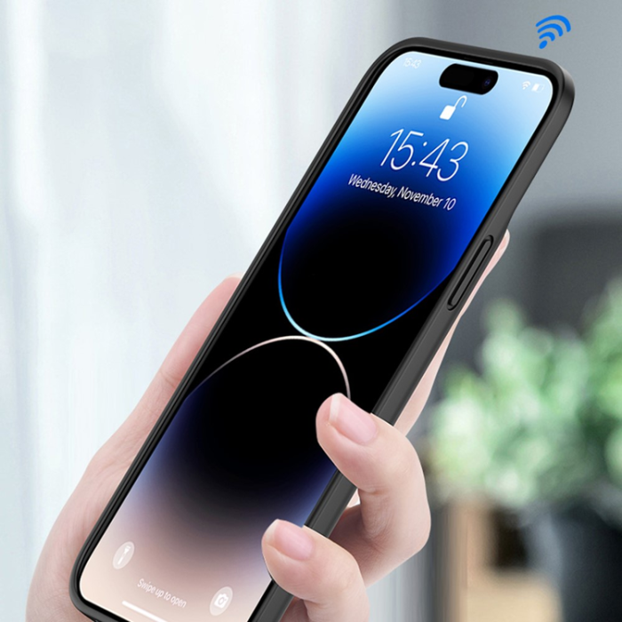 A-One Brand - iPhone 15 Batteriskal 6800mAh - Svart