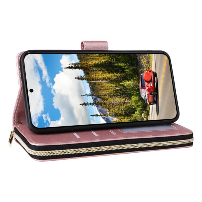 OEM - Mobilfodral för Samsung Galaxy S26 Plus 9 Kortfack - Roséguld