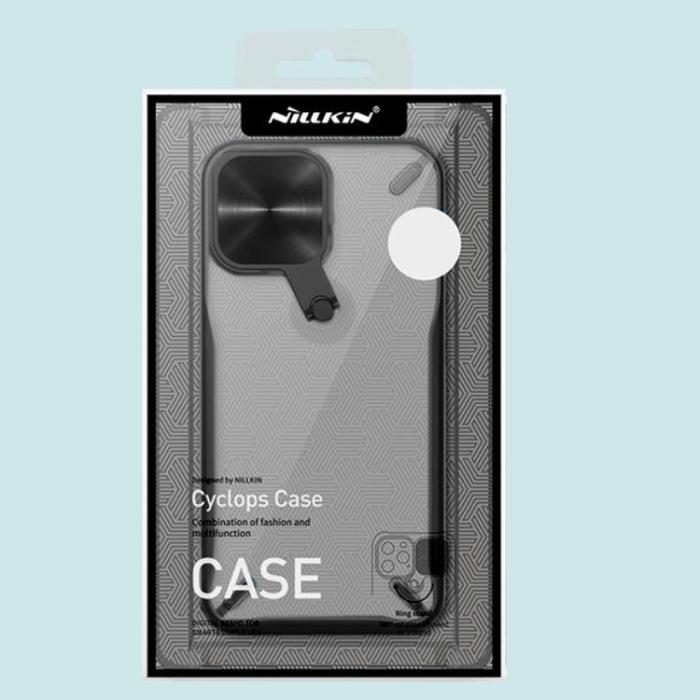 Nillkin - Nillkin Cyclops Foldable Stand Skal iPhone 13 - Svart
