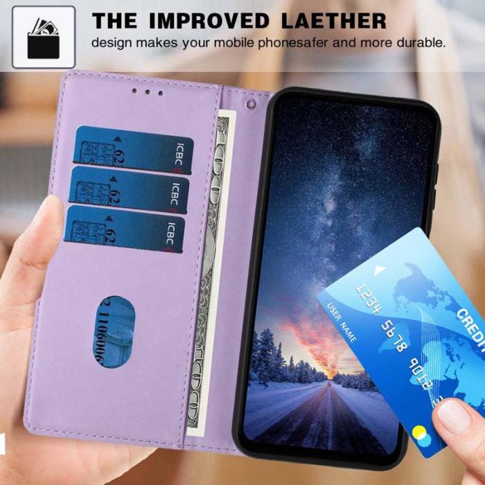 OEM - Plånboksfodral för Samsung Galaxy S26 Konstläder Stativ - Lila