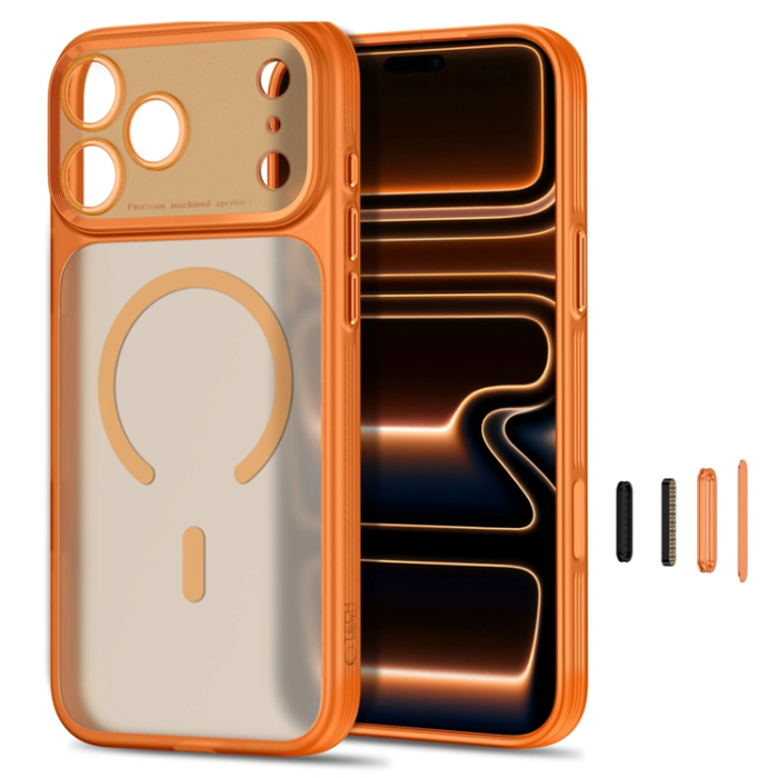 Tech-Protect - Tech-Protect Mobilskal För iPhone 18 Pro/17 Pro Magsafe Magprime - Orange