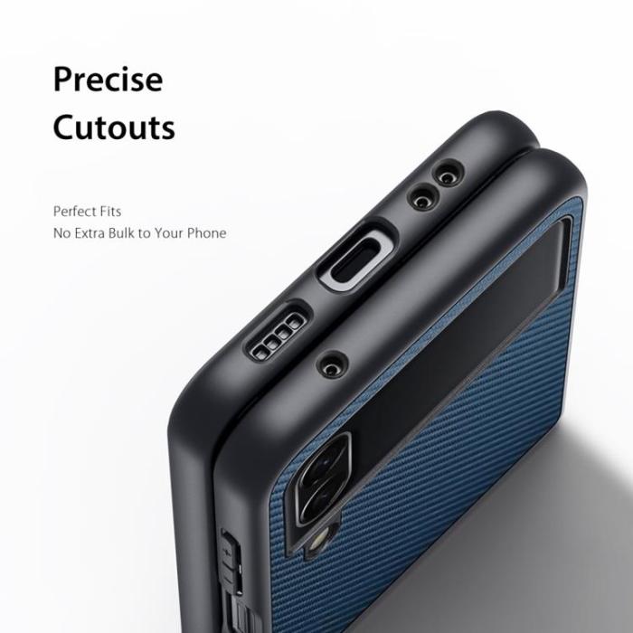 Dux Ducis - Dux Ducis Galaxy Z Flip 4 Skal Fino - Blå
