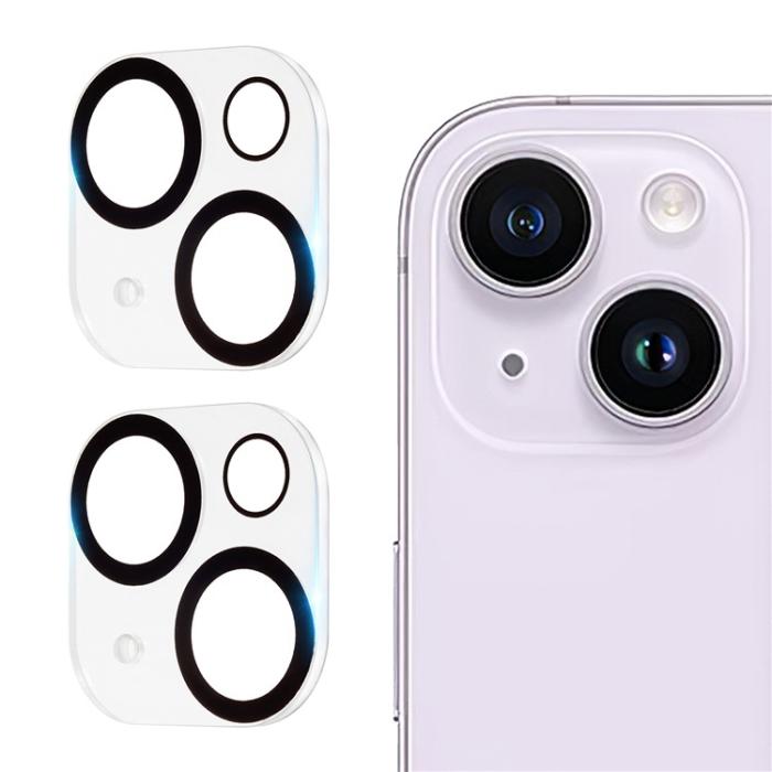 OEM - [2-PACK] iPhone 15 Plus/15 Kameralinsskydd i Härdat glas