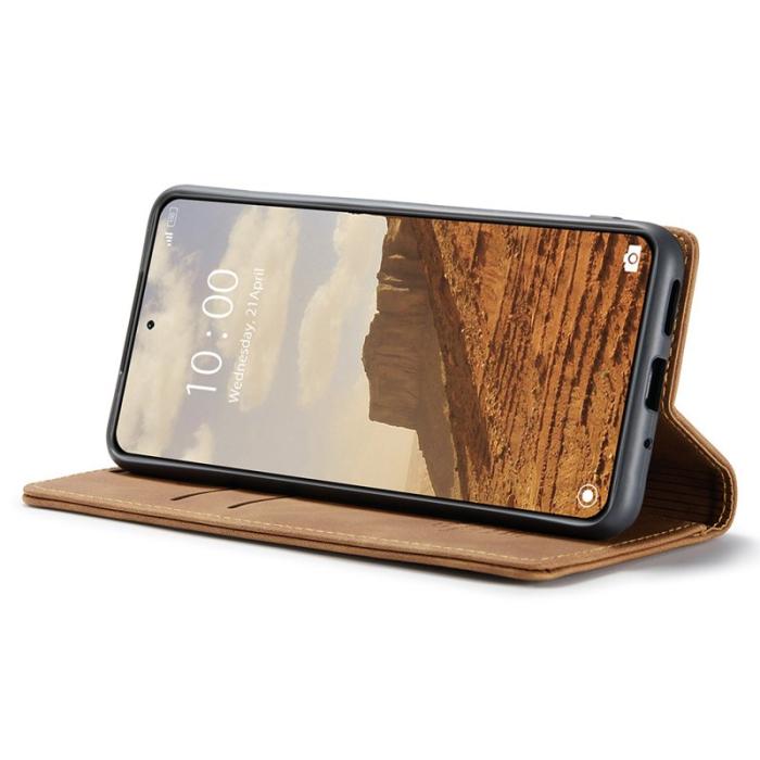 Caseme - CASEME 013 Series Mobilskal till Xiaomi 14 Automatisk Stängning Brun