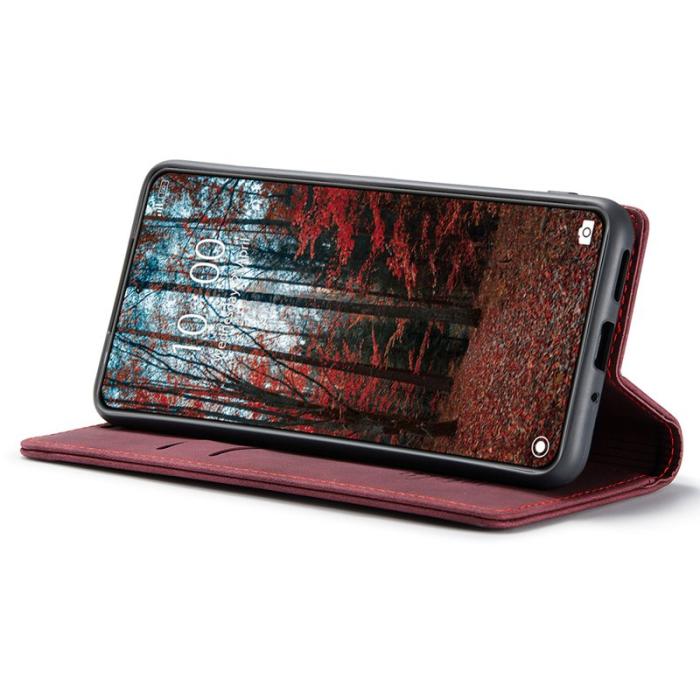 Caseme - CASEME 013 Series Mobilskal till Xiaomi 14 Automatisk Stängning Röd