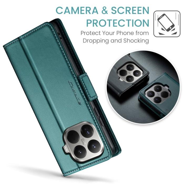 Caseme - CASEME 023 Mobilskal till Xiaomi 15T Pro RFID-Skydd Grön