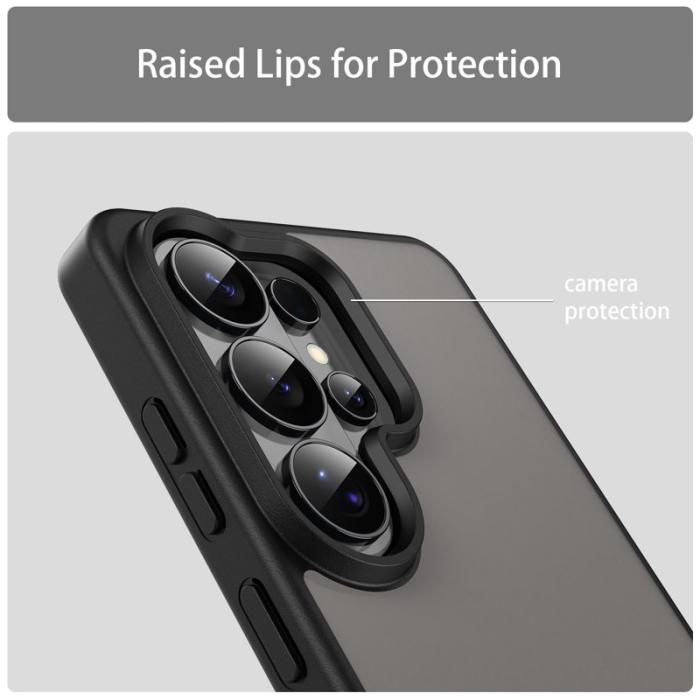 OEM - Mobilskal till Samsung Galaxy S26 Ultra Plast Matt Anti-Drop - Svart