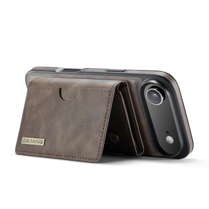 DG.MING - DG.MING M6 Series iPhone Air Plånboksfodral Magnetiskt Brun