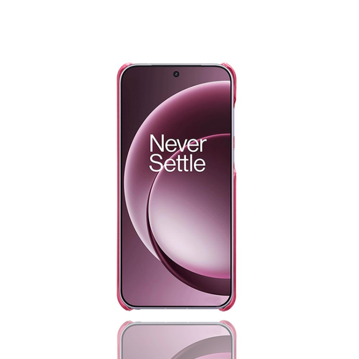 A-One Brand - OnePlus 15 5G Mobilskal Korthållare Dual PU Läder - Rosa