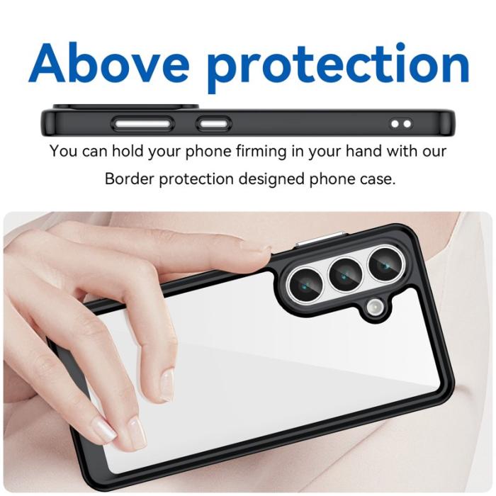 WANLONFENG - WANLONFENG Mobilskal till Samsung Galaxy S26 TPU XC Serie - Svart