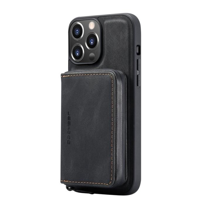 JEEHOOD - JEEHOOD 2-in-1 Hybrid Mobilskal med för iPhone 13 Pro - Svart