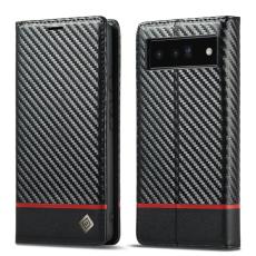 LC.imeeke - LC.IMEEKE Google Pixel 6 Pro Pl&aring;nboksfodral Konstl&auml;der - Horisontell Rand