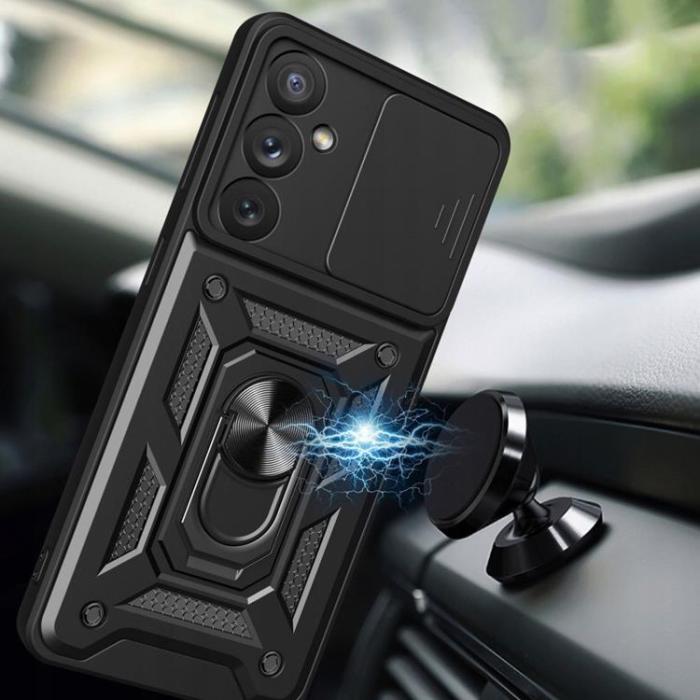 UTGATT - Tech-Protect Galaxy A34 5G Mobiskal Camshield Pro - Svart
