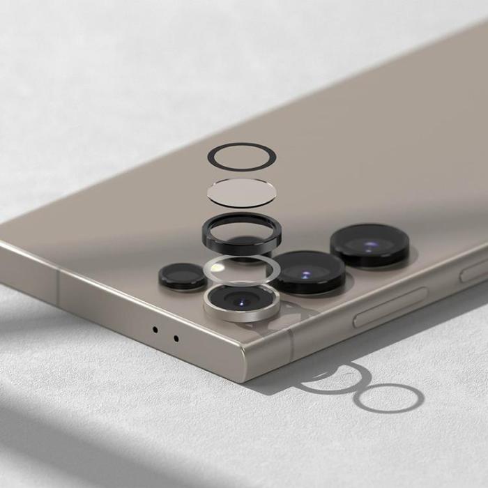Ringke - Ringke Galaxy S24 Ultra Kameralinsskydd Härdat glas - Svart