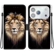 A-One Brand - iPhone 17 Pro Max Plånboksfodral Med Lanyard - Lion Head