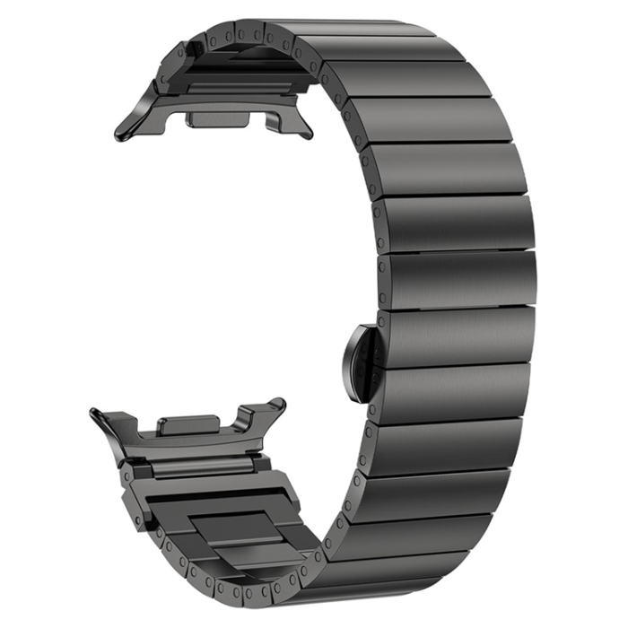 A-One Brand - Galaxy Watch 8/8 Classic (40/44/46mm) Armband Stainless Steel - Titanium Grå