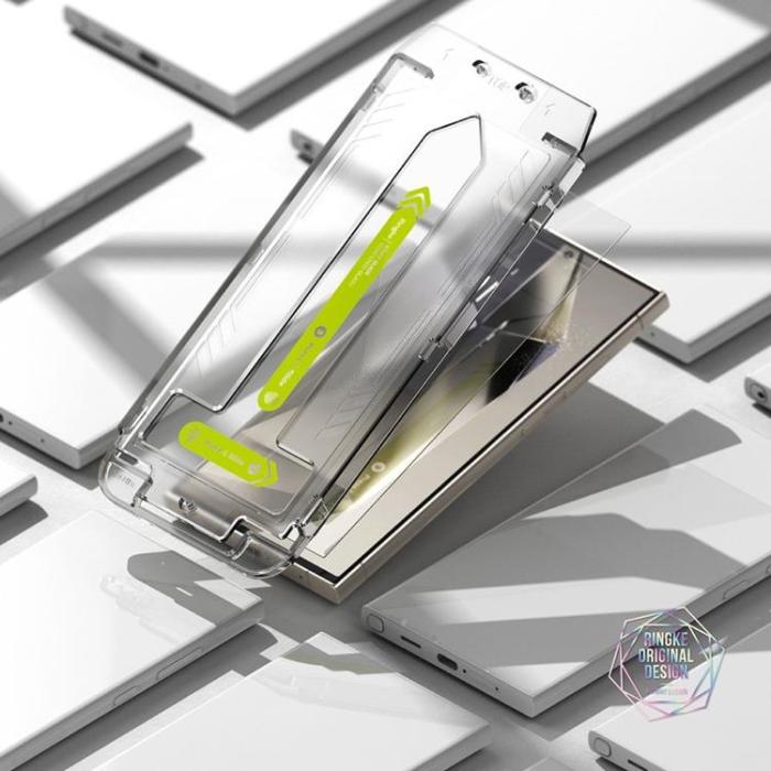 Ringke - [2-Pack] Ringke Galaxy S24 Ultra Härdat Glas Skärmskydd Easy Slide - Clear